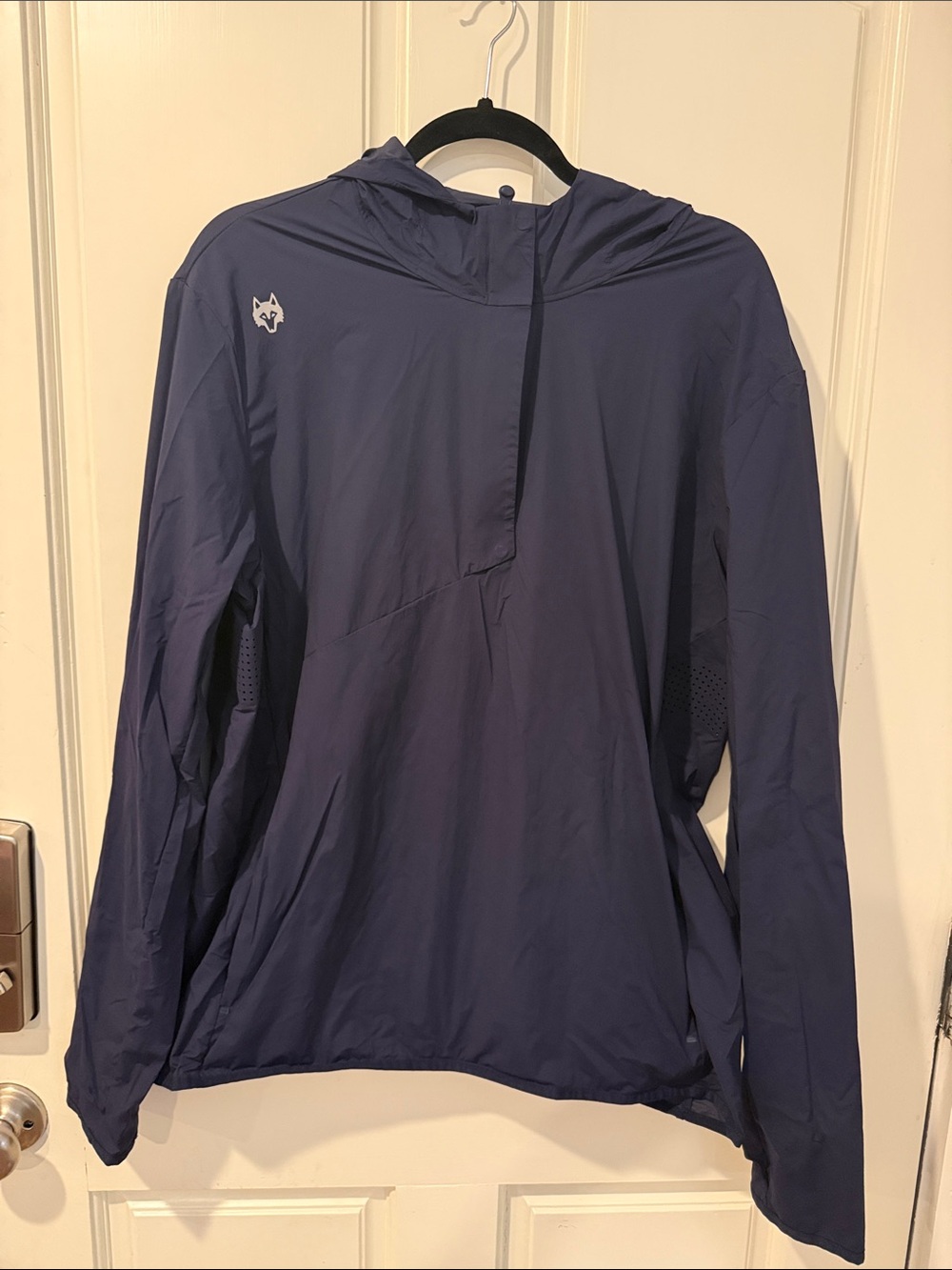 Greyson Midnight Navy Hooded Windbreaker